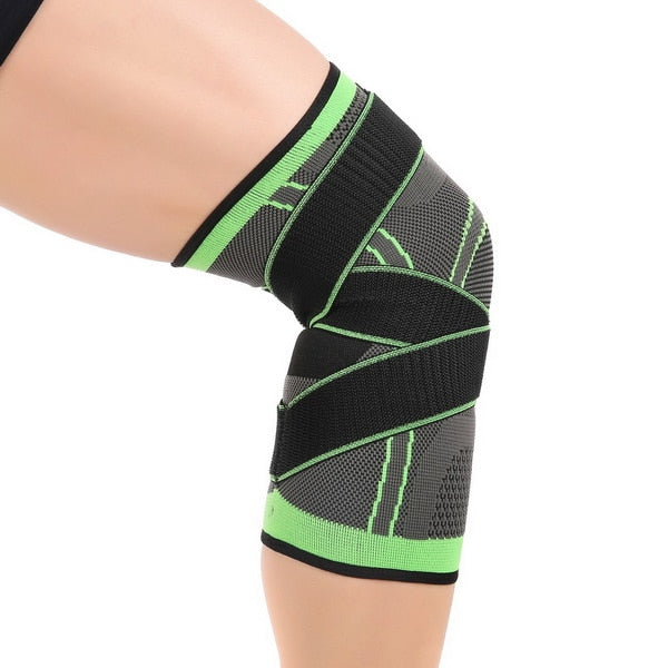 K2 Pressurized Fitness Running Cycling Knee Support Brace Sports Compression Sleeve K2 Knee Compression Brace with Patella Stabilizer Straps